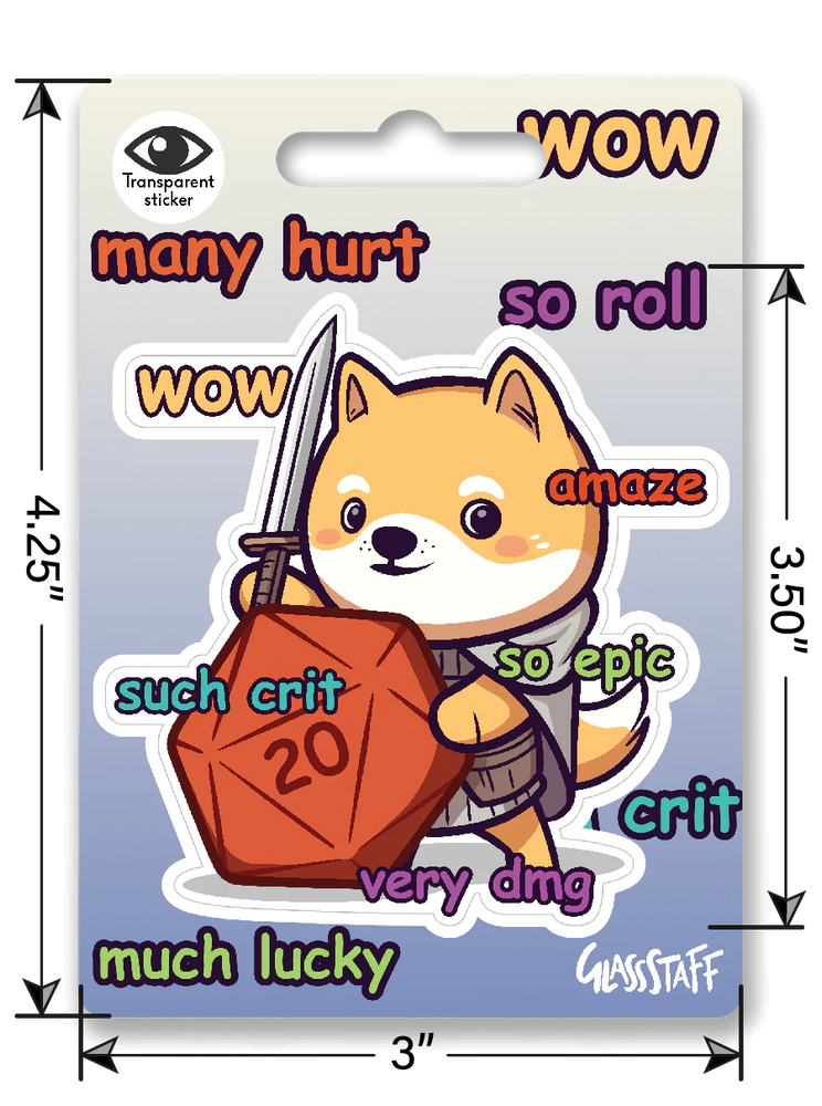 GlassStaff Stickers: Much Crit