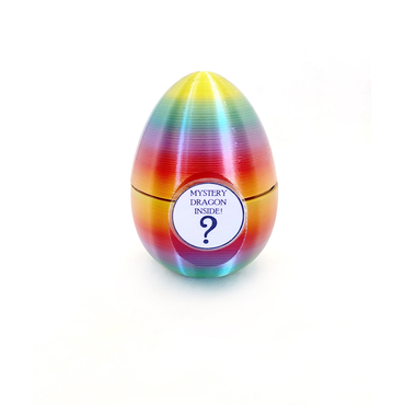 3D Printed Mystery Egg with Crystal Dragon