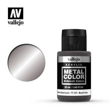 Vallejo: Metal Color - Burnt Iron (32ml) (77.721)