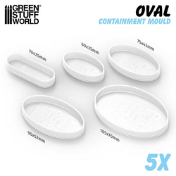 GSW: Tools - Silicone Containment Mould (For Oval Bases)