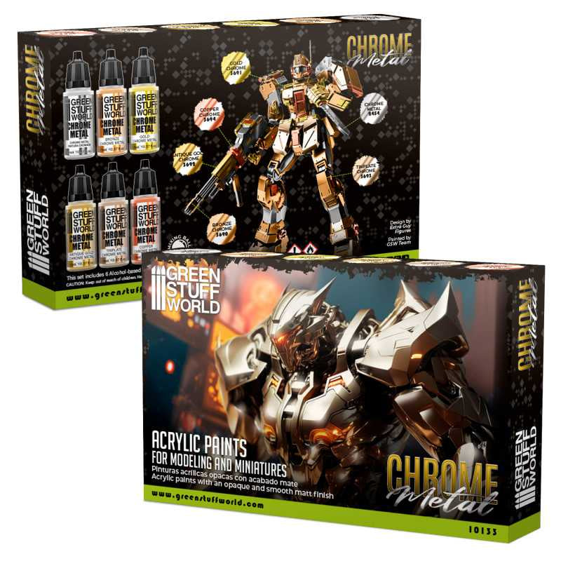 GSW: Paint Set - Chrome Metal (#10133)