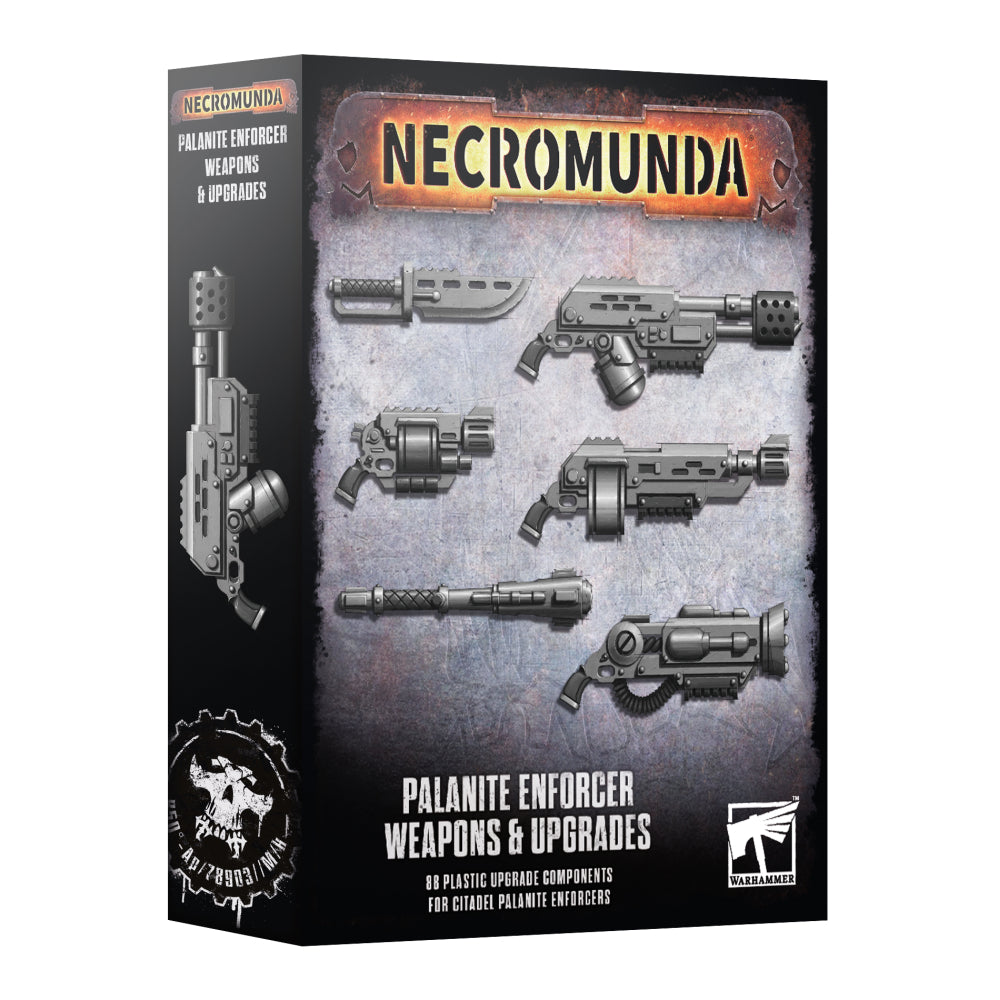 (PREORDER) Necromunda: Palanite Enforcer Weapons & Upgrades