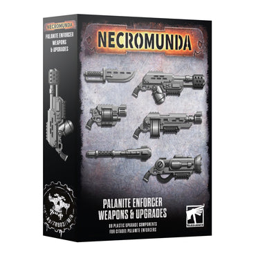 (PREORDER) Necromunda: Palanite Enforcer Weapons & Upgrades
