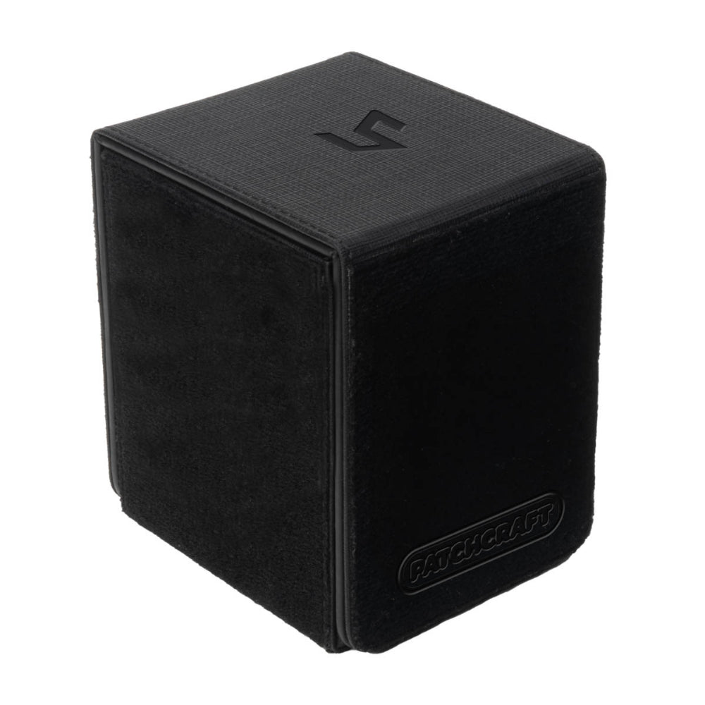 Ultra PRO Deck Box: Alcove Flip Patchcraft - Black (Holds 100+)
