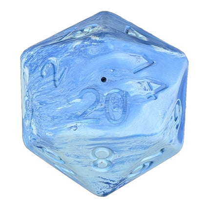Pawlymorph: Barbarian Strength Dog D20 - Blue