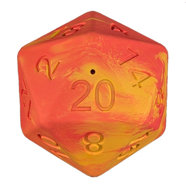 Pawlymorph: Barbarian Strength Dog D20 - Red