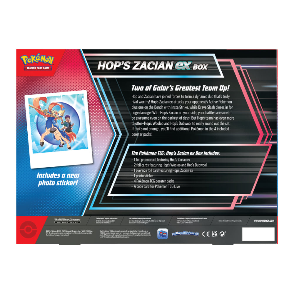 Pokemon: EX Box - Hop's Zacian
