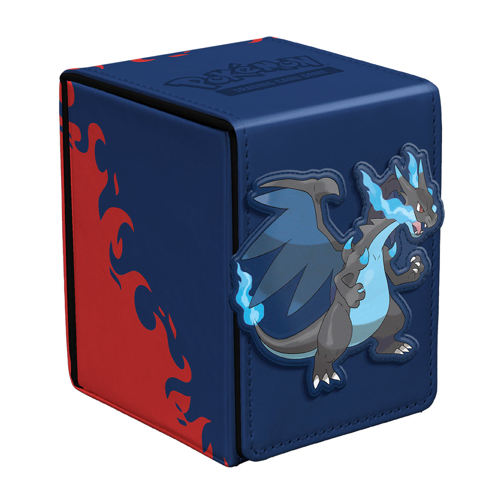Pokemon Deck Box: Alcove Flip - Mega Charizard X (Holds 100 / Ultra PRO)