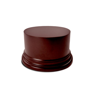 GSW: Block Plinth - 8cm Hazelnut Round