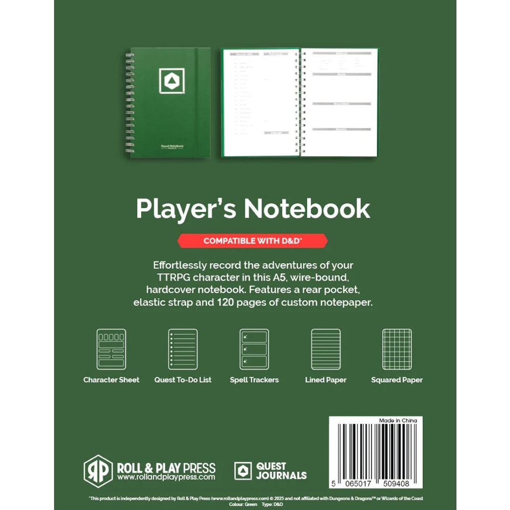 D&D Player's Notebook: Wild Green