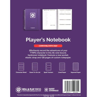 D&D Player's Notebook: Mystic Purple