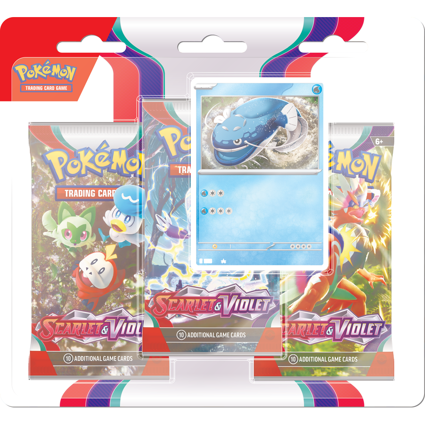 Pokemon: Scarlet & Violet 3-Pack Blister