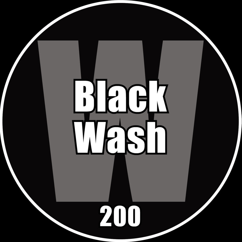 Monument Hobbies: Pro Acryl 200 - Black Wash (22ml)