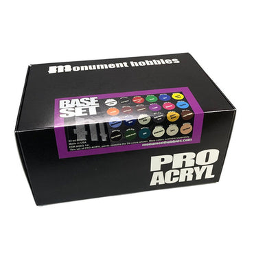 Monument Hobbies: Pro Acryl Base Set 2.0 (24 Colours)