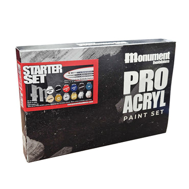 Monument Hobbies: Pro Acryl Starter Paint Set (12 Colours)