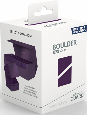 Ultimate Guard Boulder Deck Box 100+ Solid: Purple