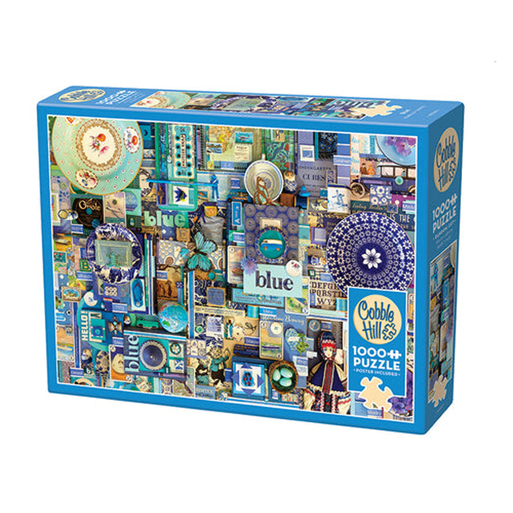 Cobble Hill Puzzles (1000 Pieces): The Rainbow Project - Blue