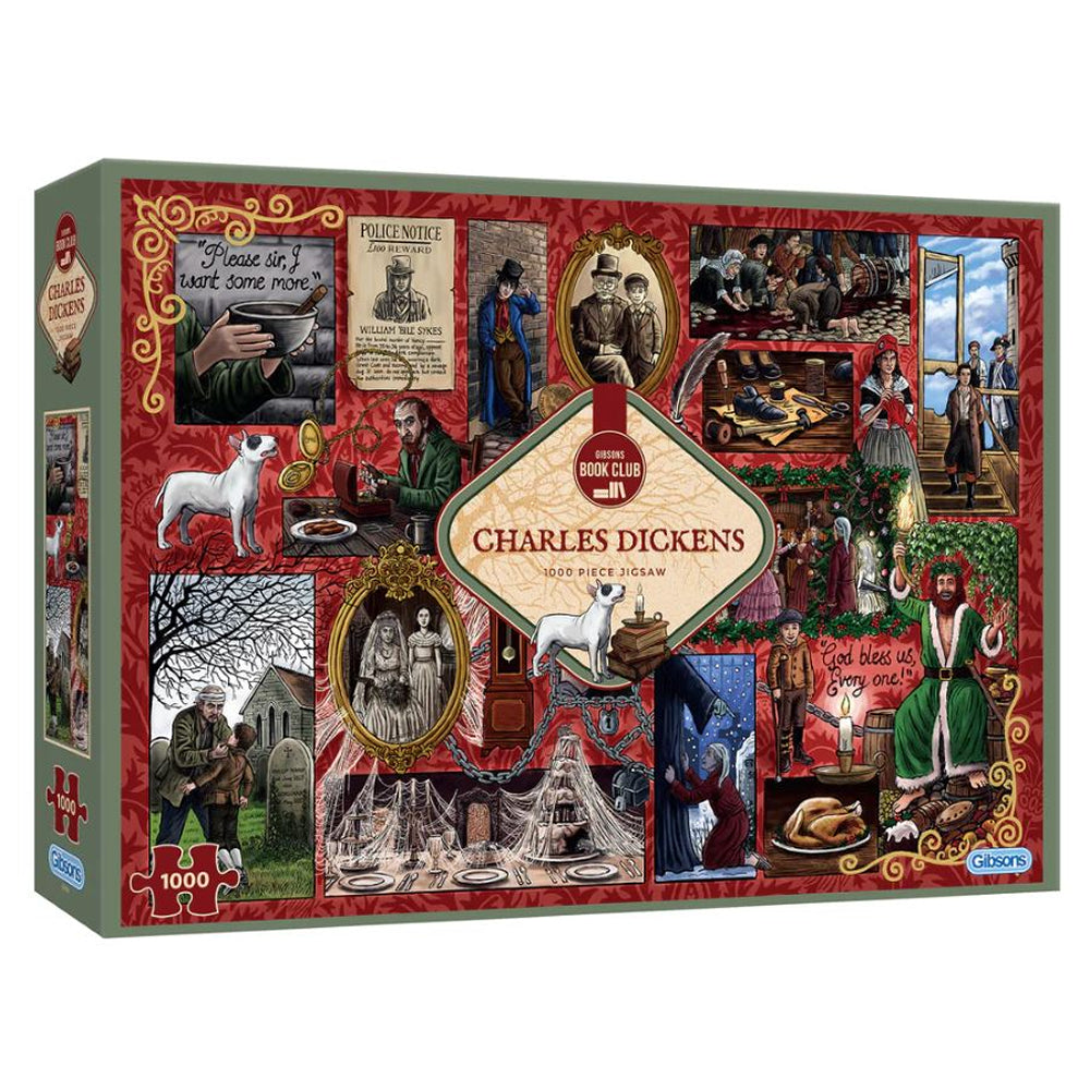 Gibsons Puzzles (1000 Pieces): Book Club Collection - Charles Dickens