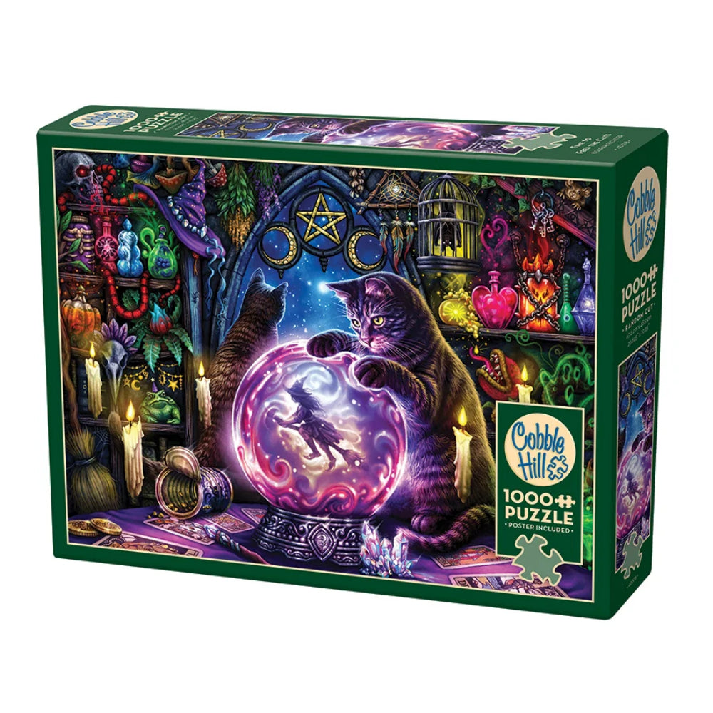 Cobble Hill Puzzles (1000 Piece): Time to Feed the Cats