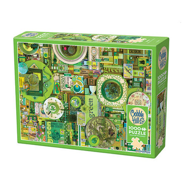 Cobble Hill Puzzles (1000 Pieces): The Rainbow Project - Green
