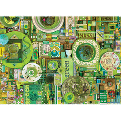 Cobble Hill Puzzles (1000 Pieces): The Rainbow Project - Green