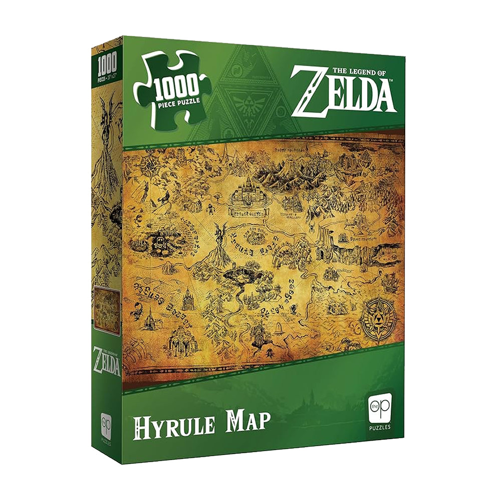 The OP Puzzles (1000 Pieces): The Legend of Zelda - Hyrule Map