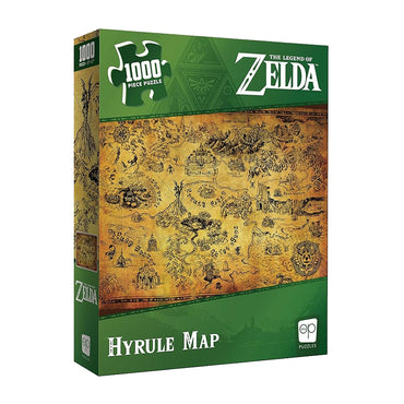 The OP Puzzles (1000 Pieces): The Legend of Zelda - Hyrule Map