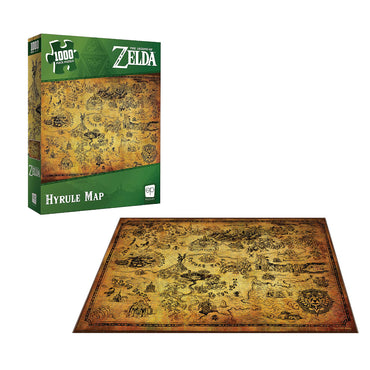 The OP Puzzles (1000 Pieces): The Legend of Zelda - Hyrule Map