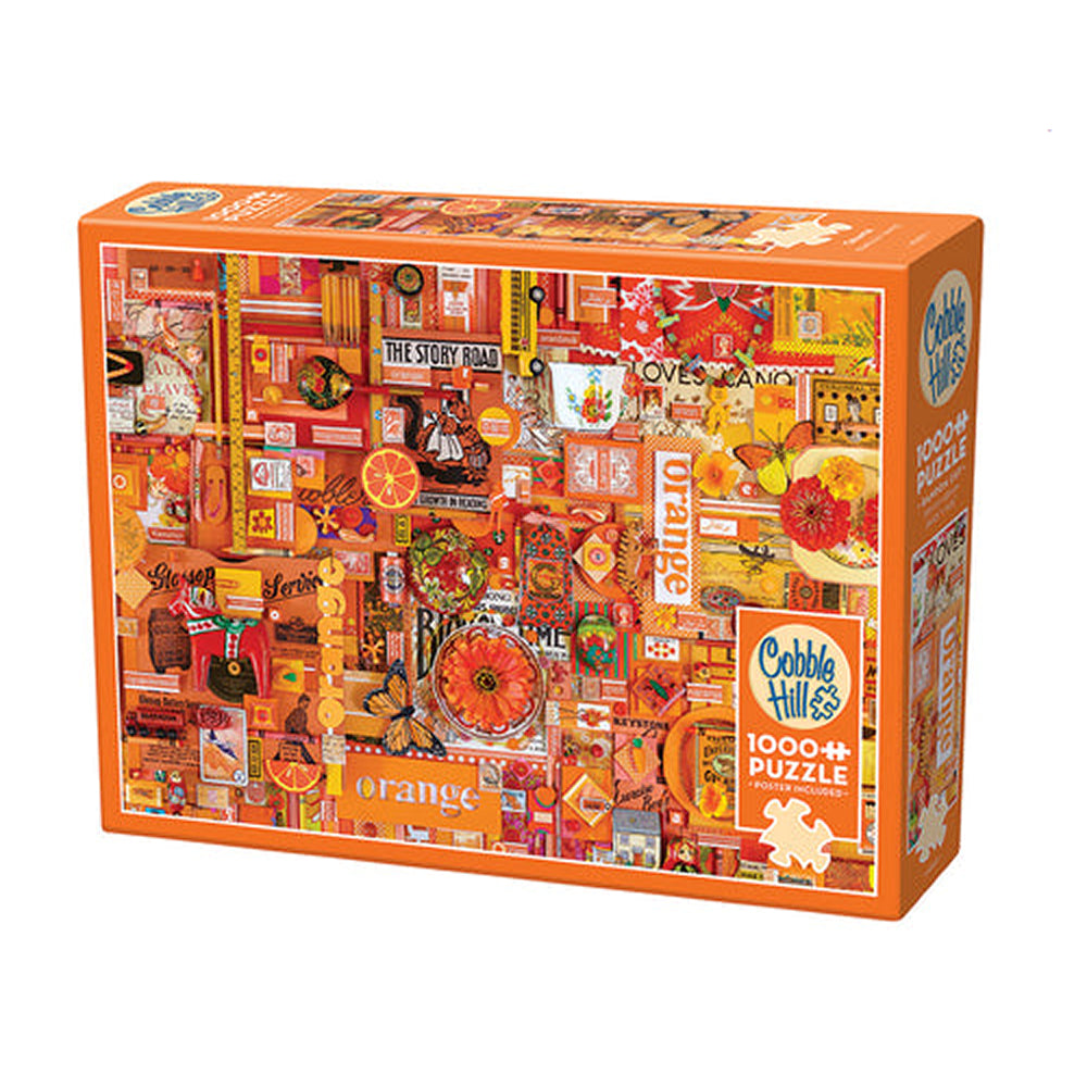Cobble Hill Puzzles (1000 Pieces): The Rainbow Project - Orange