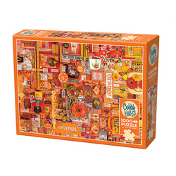 Cobble Hill Puzzles (1000 Pieces): The Rainbow Project - Orange