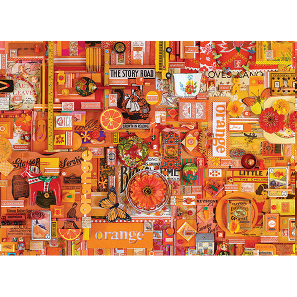 Cobble Hill Puzzles (1000 Pieces): The Rainbow Project - Orange
