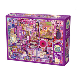 Cobble Hill Puzzles (1000 Pieces): The Rainbow Project - Purple