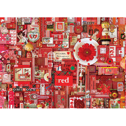 Cobble Hill Puzzles (1000 Pieces): The Rainbow Project - Red