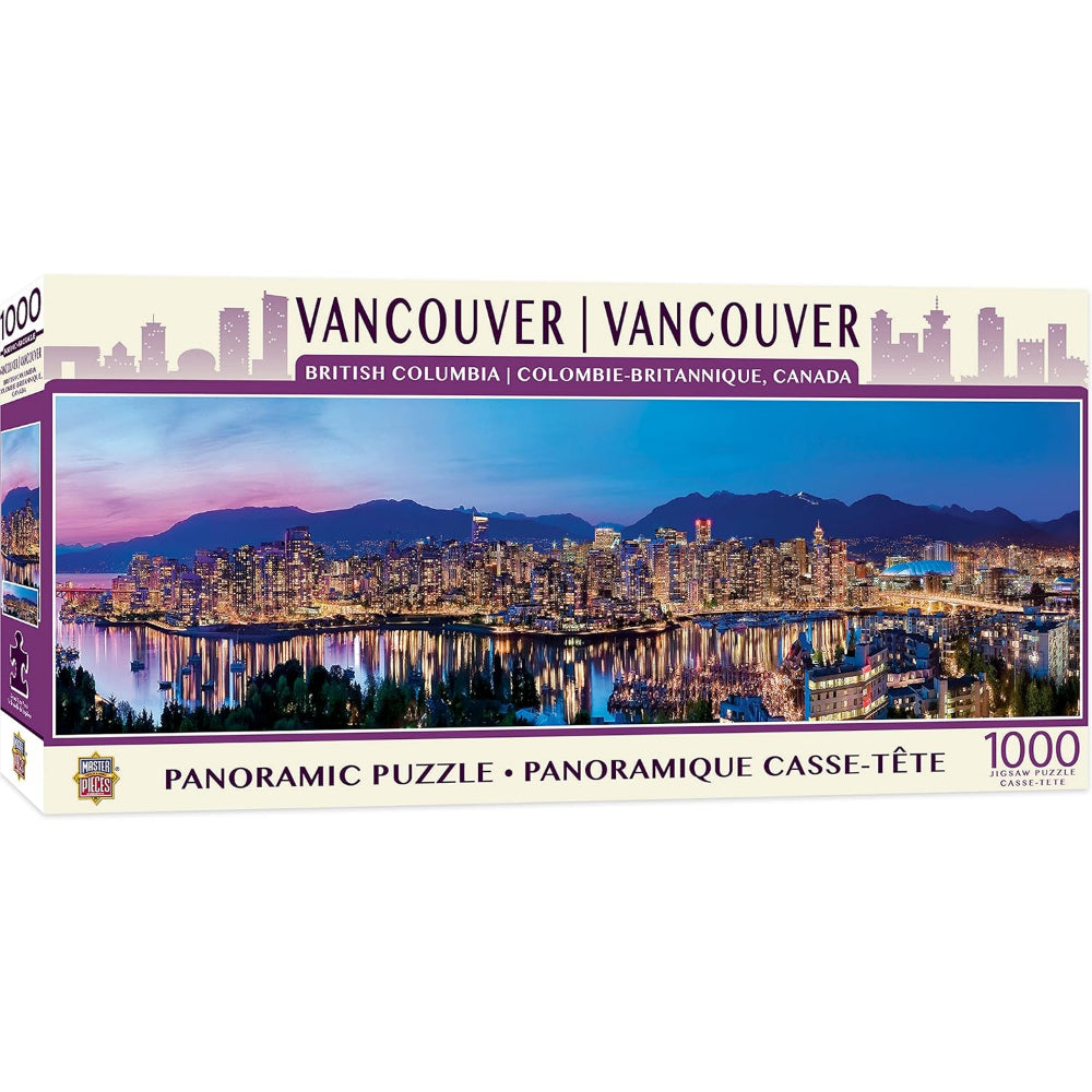Master Pieces Puzzles 1000 Piece: Vancouver Panoramic