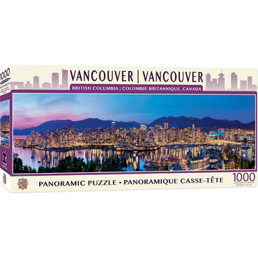 Master Pieces Puzzles 1000 Piece: Vancouver Panoramic
