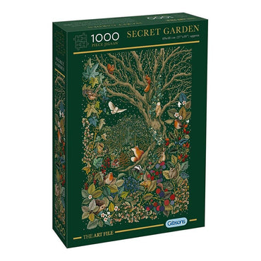 Gibsons Puzzles (1000 Pieces): The Art File - Secret Garden