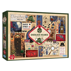 Gibsons Puzzles (1000 Pieces): Book Club - Sherlock Holmes