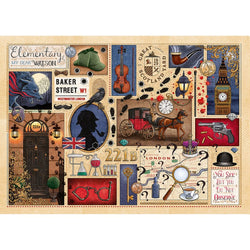 Gibsons Puzzles (1000 Pieces): Book Club - Sherlock Holmes