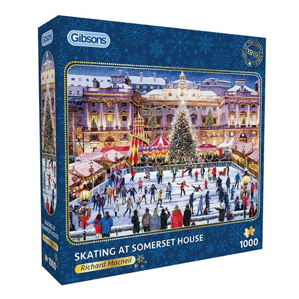 Gibsons Puzzles (1000 Pieces): Skating at Somerset House