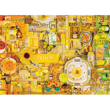 Cobble Hill Puzzles (1000 Pieces): The Rainbow Project - Yellow