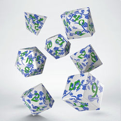 RPG Dice: Full Art - Porcelain (Q-Workshop)