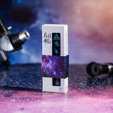 RPG Dice: Full Art - Stardust (Q-Workshop)