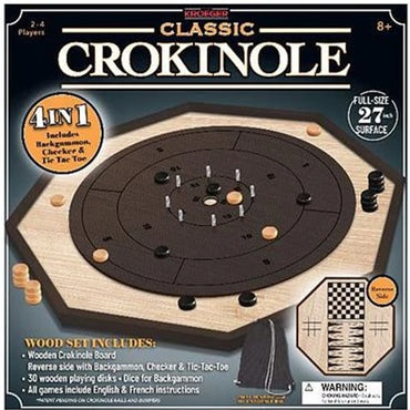 CROKINOLE 27" CLASSIC 4 IN 1