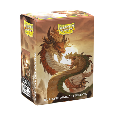 Dragon Shield Art Sleeves: Wood Snake 2025 (100 Count)