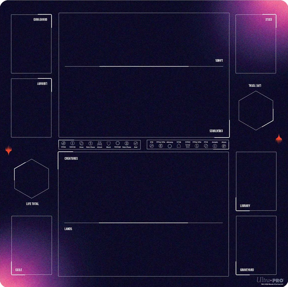 MTG Playmat: Foundation Series: Learn to Play 2 Player Playmat