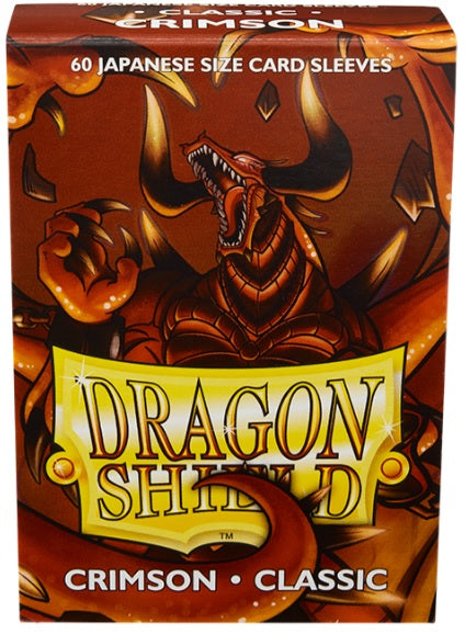 Dragon Shields: Japanese Classic Sleeves - Crimson (60 Count)