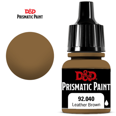 D&D Prismatic Paint: Leather Brown (8ml) (92.040)