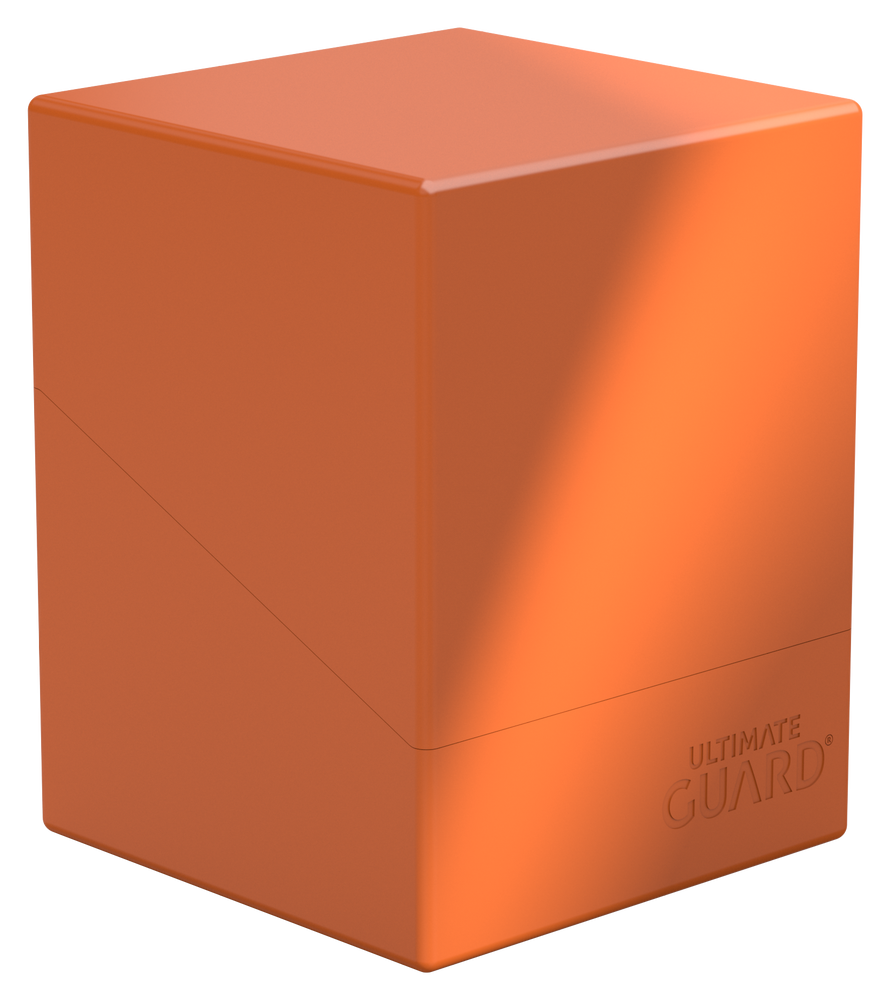 Ultimate Guard Deck Box: Boulder Deck Case - Solid Orange (Holds 100+)