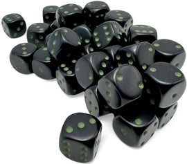 36D6 Set (12mm): Opaque Black/Green (CHX25858)