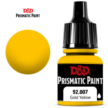 D&D Prismatic Paint: Gold Yellow (8ml) (92.007)